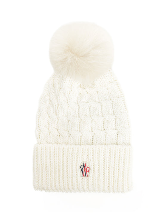 Hat With Pom Poms Cappelli Bianco