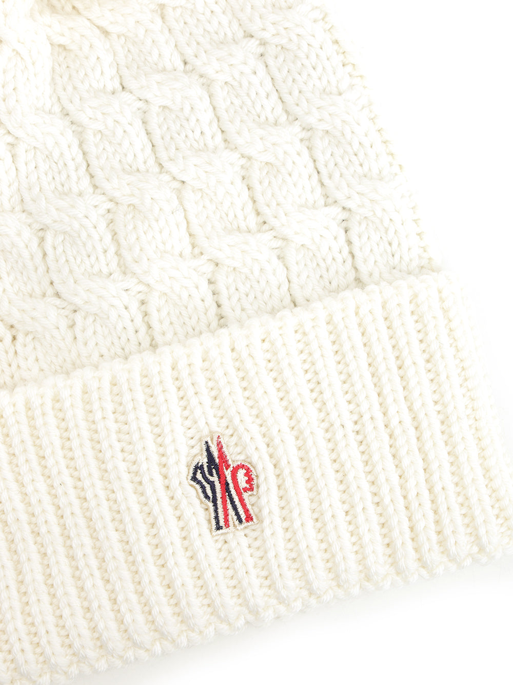 Moncler Grenoble Hat With Pom Poms Cappelli - Bianco | 1726dd93562cba1f9d8c4174eefe7cf9f54d9a87