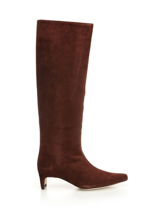 Wally Suede Boots Marrone