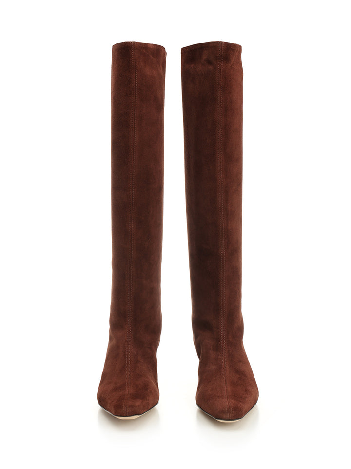 Staud Wally Suede Boots - Marrone | 0f37e8bcd278d2a7e466b2573b823e4a01bb4553