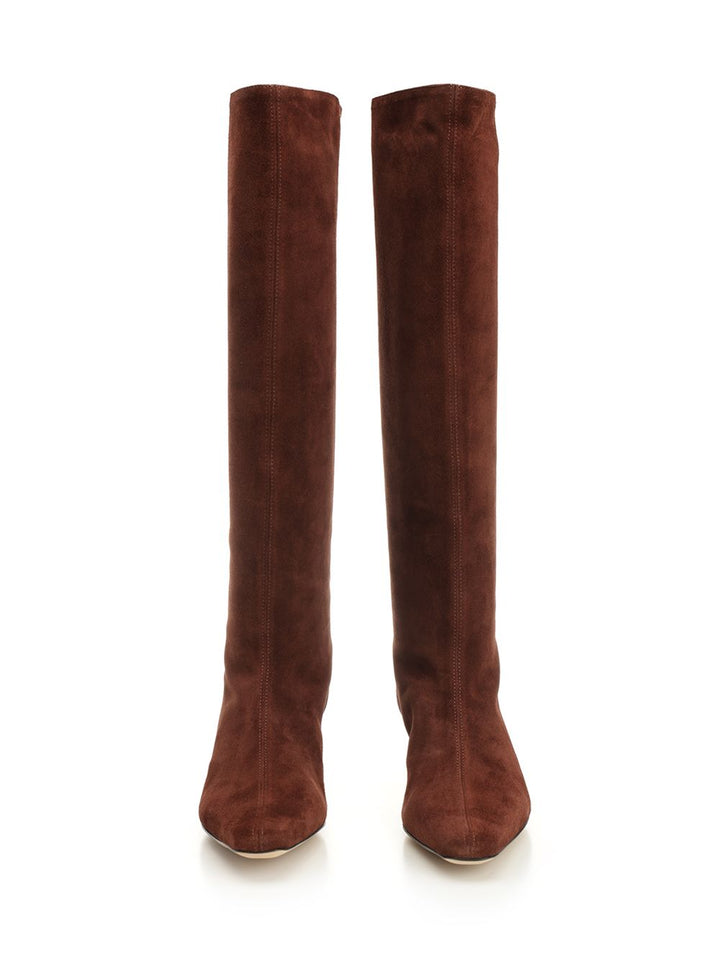 Staud Wally Suede Boots - Marrone | ab885c819318d8db15928757a756c2ef074c0c63