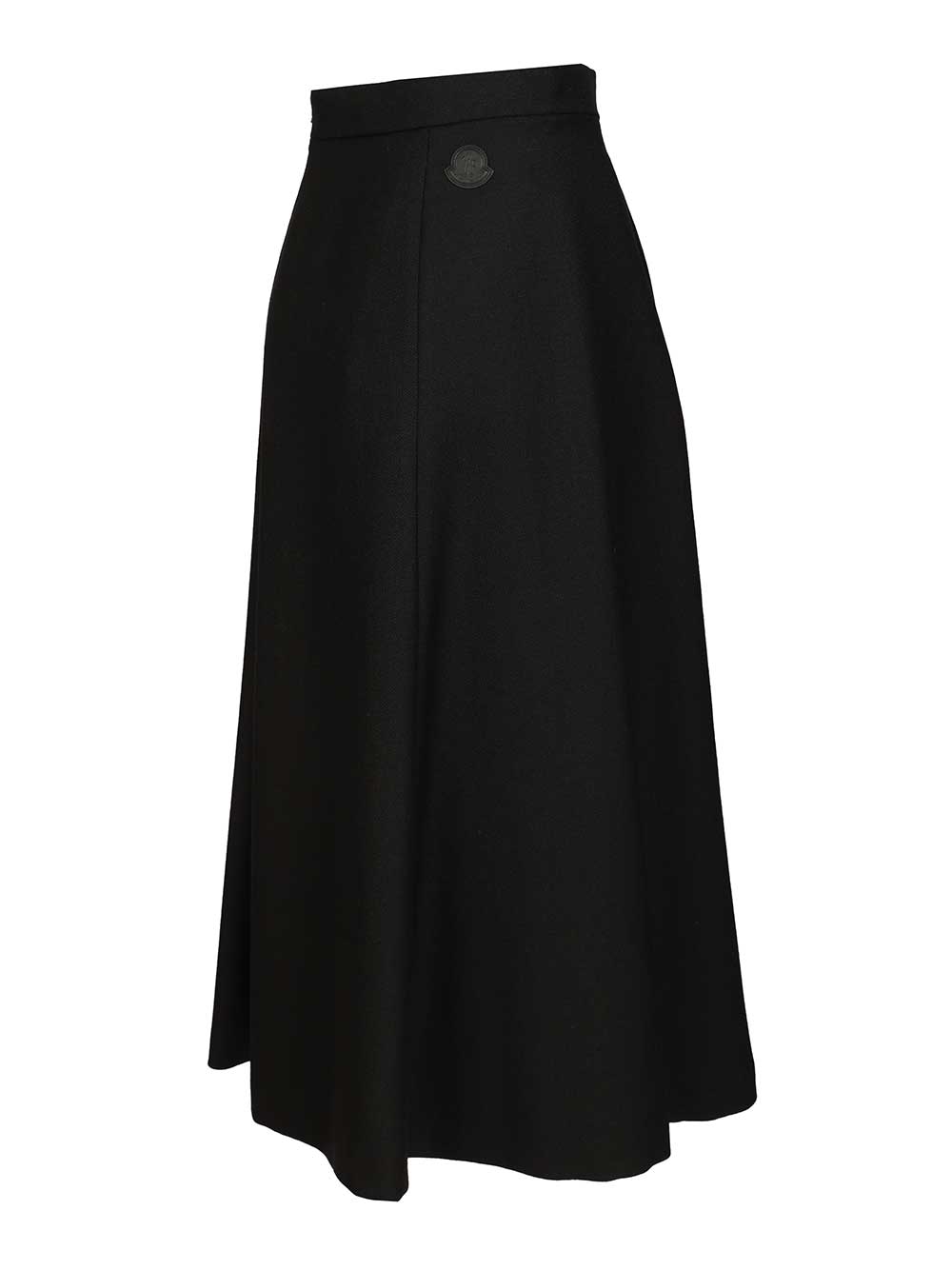 Moncler Virgin Wool Midi Skirt Gonne - Nero | 7c1e3706290e9bd50144cf6999952f91de8d69c4