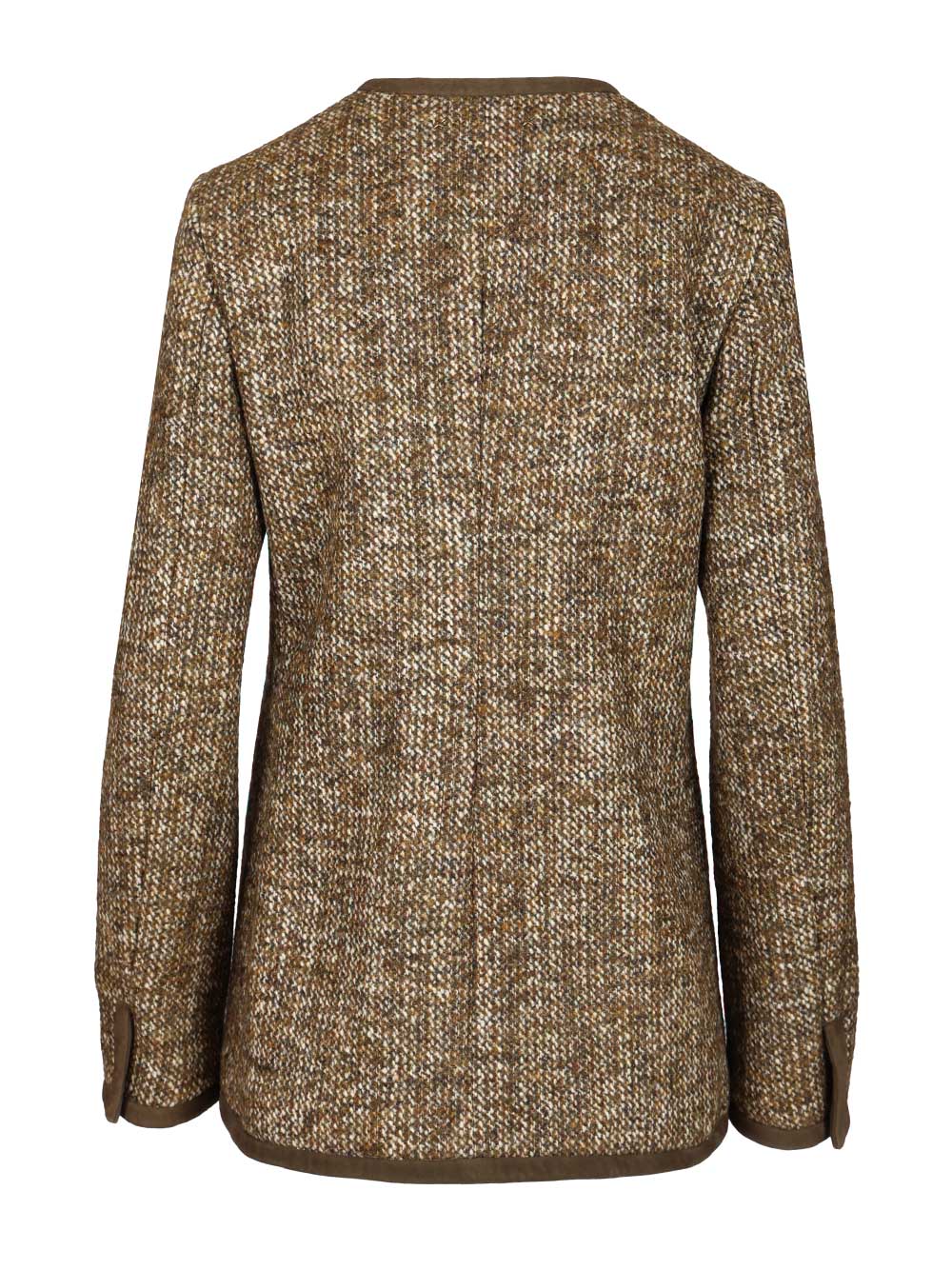 Golden Goose Deluxe Brand Long Boxy Tweed Blazer Giacche - Marrone | 6df667d3015ad8c5cc493bd174a2e4e9272f492d