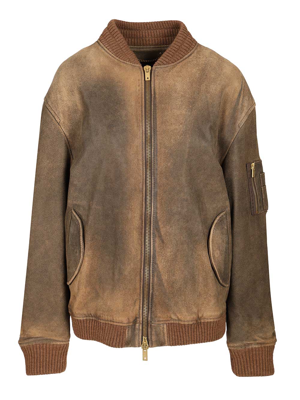 Golden Goose Deluxe Brand Leather Jacket Giacche - Marrone | 7d6240fac7ad4cf4f8508b4ea6133c4cecb67793