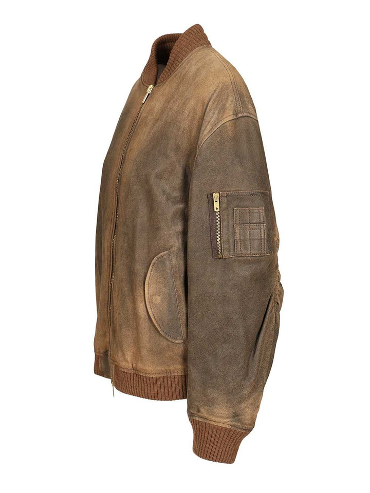 Golden Goose Deluxe Brand Leather Jacket Gonne - Marrone | 4094d3a4b1657b9267dc1ba8cf45683722275cec