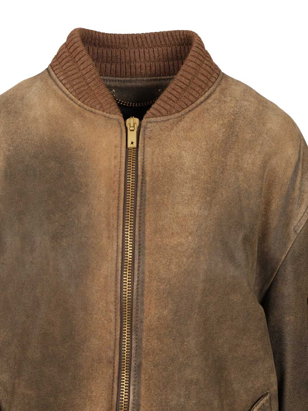 Golden Goose Deluxe Brand Leather Jacket Gonne - Marrone | 04fe2117a329852d6c2fb88d0812c36e6be2d769