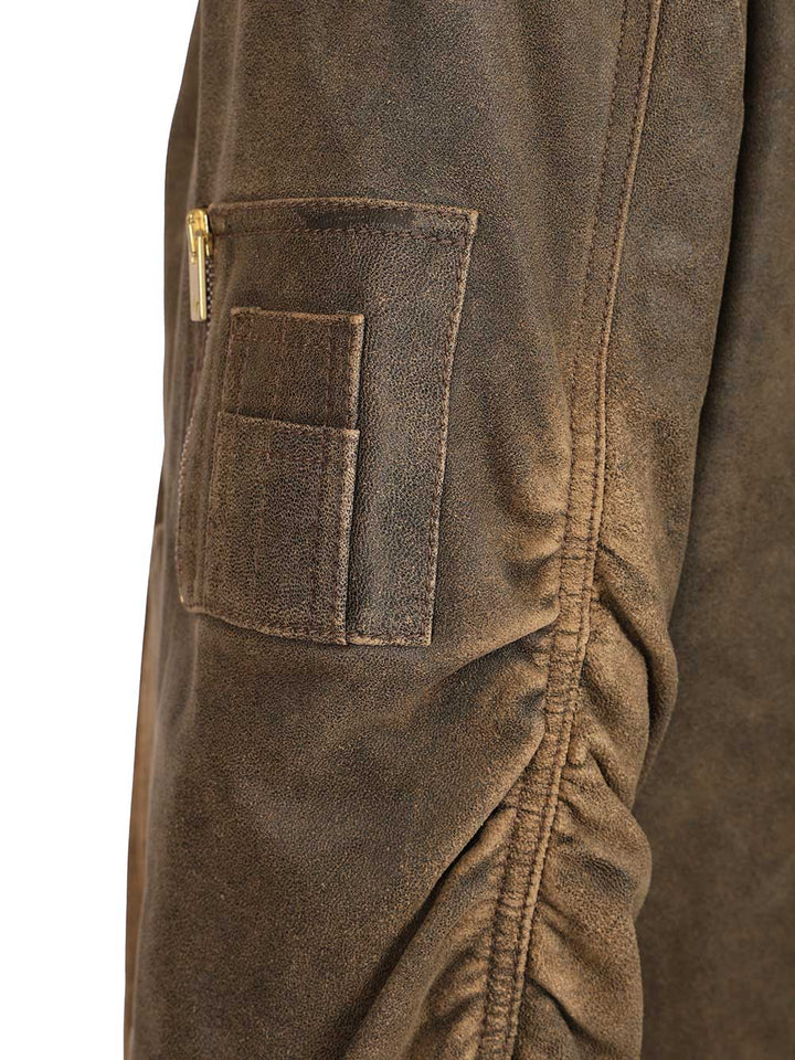 Golden Goose Deluxe Brand Leather Jacket Giacche - Marrone | ca0e970e3f18d3fdde2f0505e119219a5e50c5f0