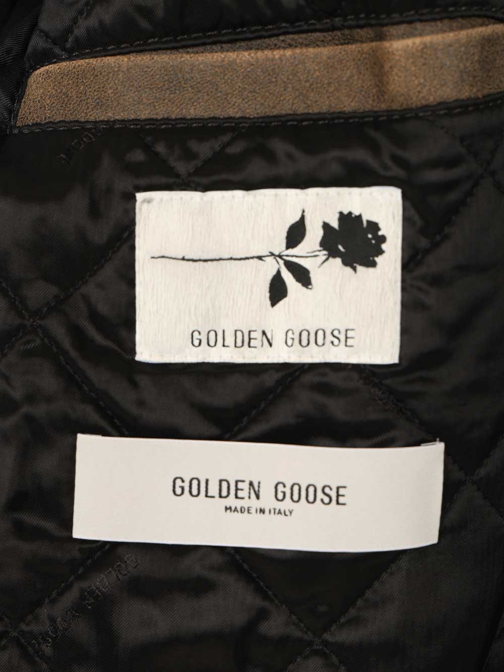 Golden Goose Deluxe Brand Leather Jacket Giacche - Marrone | 8c486729989e95343ea03bd7f8a95702dbfd9121