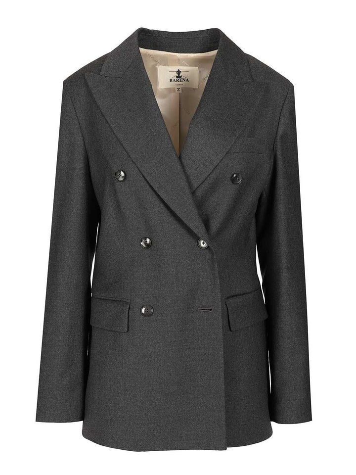 Barena Venezia Mimi Flan Giacche - Grey | 80fd1adebd2dd196b172d6be2447ead2ff990b01