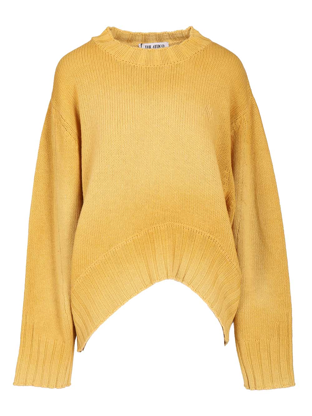 The Attico Wool And Cashmere Sweater Knitwear - Giallo | bd49f349a937848df47270be225a64e740f786c7