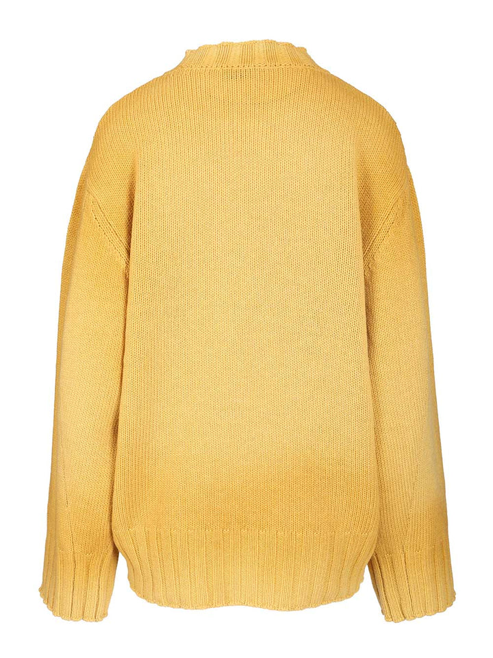 The Attico Wool And Cashmere Sweater Knitwear - Giallo | e0a7d8ced53532c482354137948a0f5ef31ef427