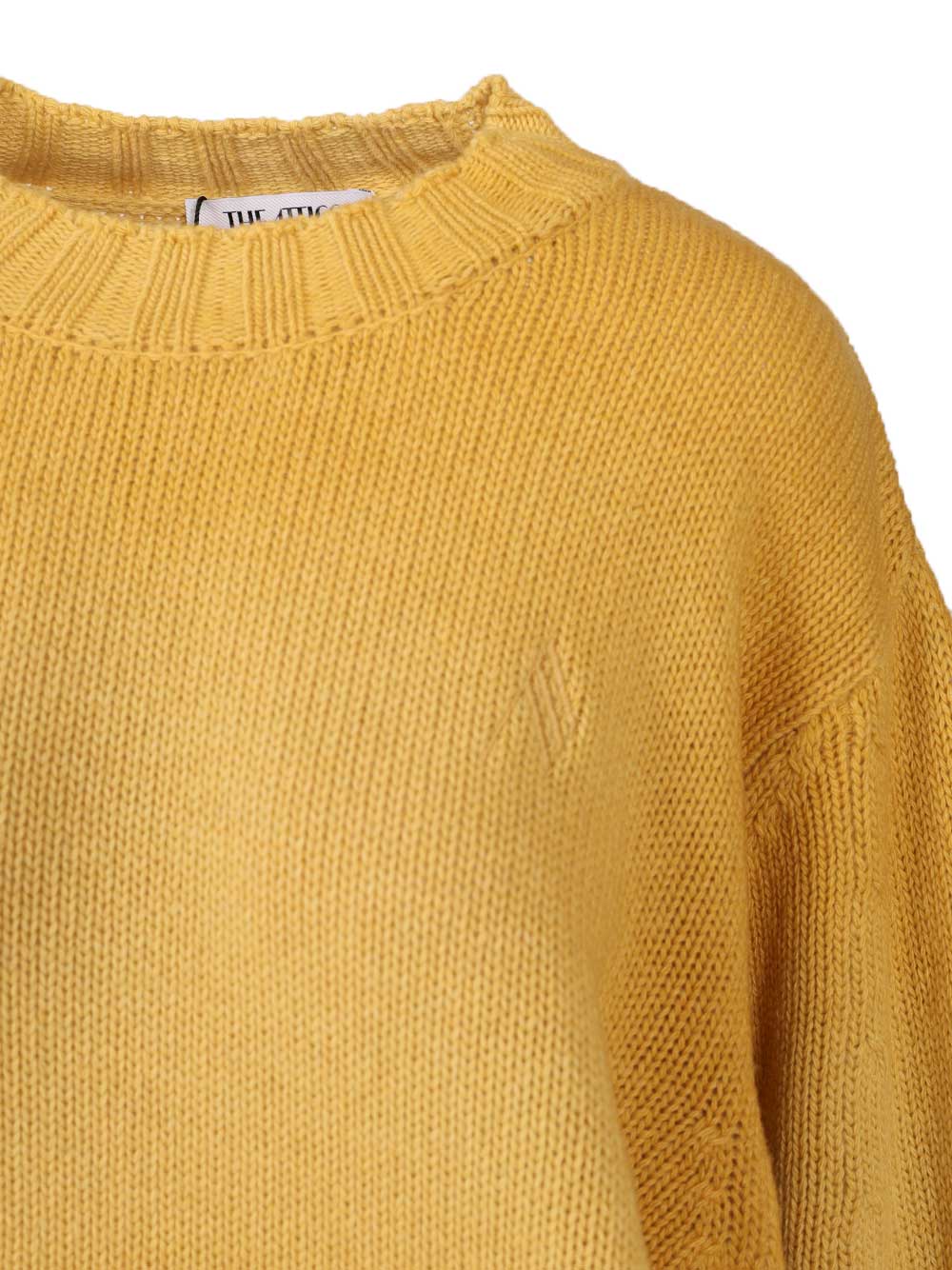 The Attico Wool And Cashmere Sweater Knitwear - Giallo | 14843a7a2fac4d2a782abdef35c22dc0062afbc0
