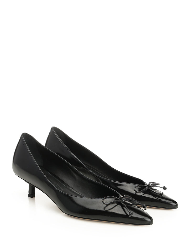 Jacquemus Tourni Low-Heeled Pump Decollete - Nero | 22ab01e8ca923d01661f09d49873902a1b2e2e42