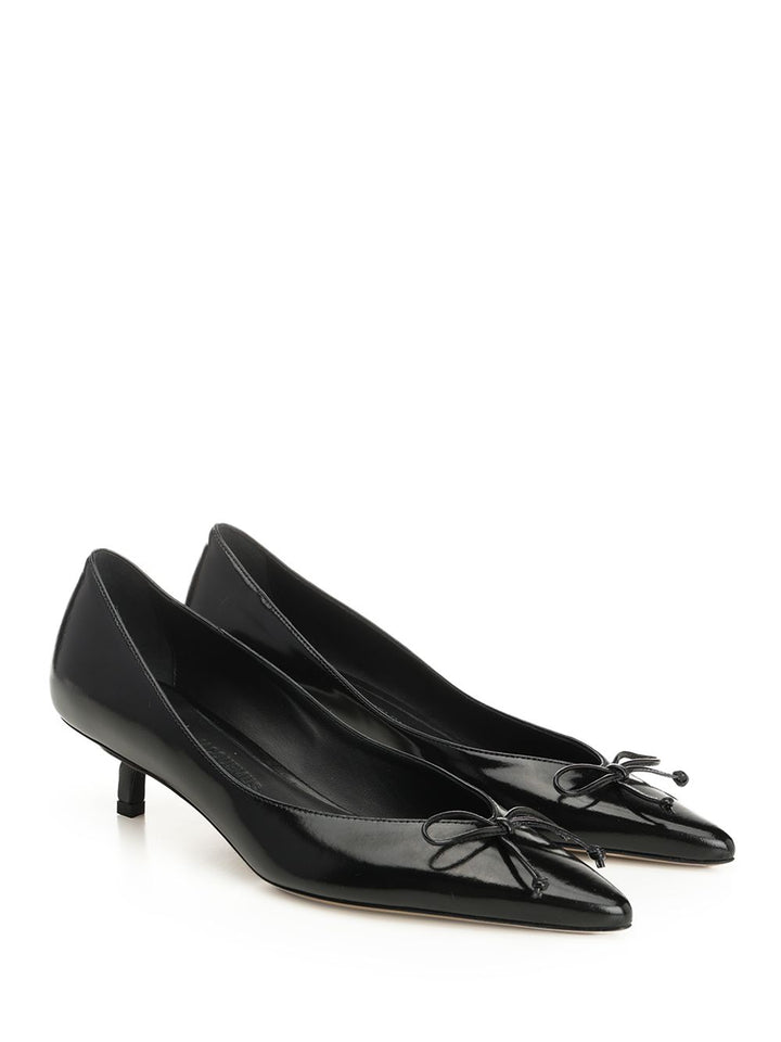 Jacquemus Tourni Low-Heeled Pump Decollete - Nero | 62f1215bd36c600f78cbfecc6d0a8b1c748a4ab5