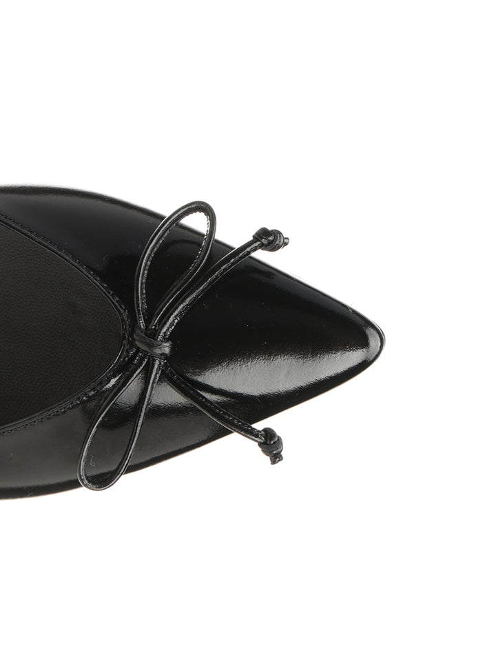 Jacquemus Tourni Low-Heeled Pump Decollete - Nero | b0081cf131bad657a2c2cc05419cd7701b579825