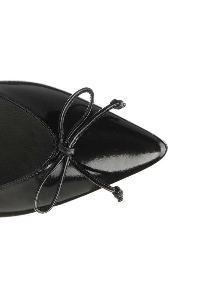 Jacquemus Tourni Low-Heeled Pump Decollete - Nero | 65a0c0f55c6c7d0e0a5c8ae6470171d936e20161