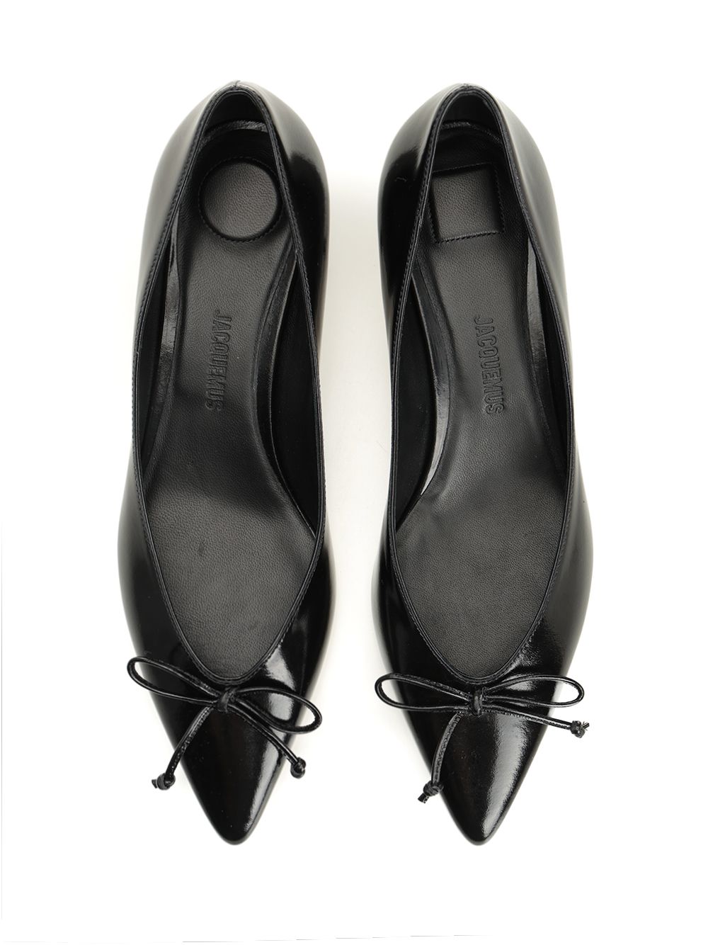 Jacquemus Tourni Low-Heeled Pump Decollete - Nero | aa3c4b1d69c6464a9a5467686fad44abc31dea5f