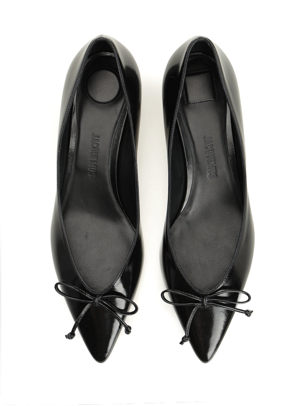 Jacquemus Tourni Low-Heeled Pump Decollete - Nero | cf4a7c0dd373e3299edd89d055b2a3294a647893