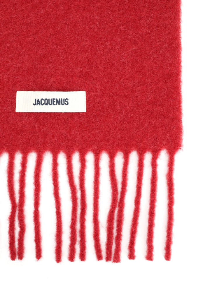 Jacquemus Wool Blend Scarf Scarves And Foulards - Rosso | 7823c984f6d14adc993153cc517e791a62c8abf6