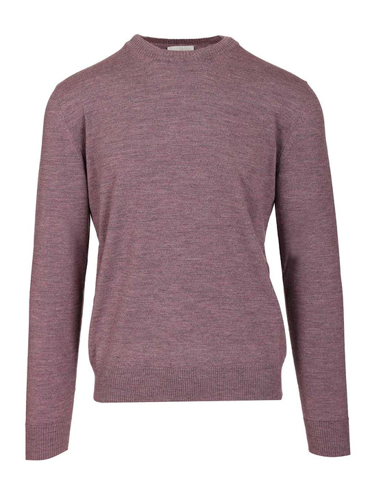 Crew Neck Sweater Knitwear Violet