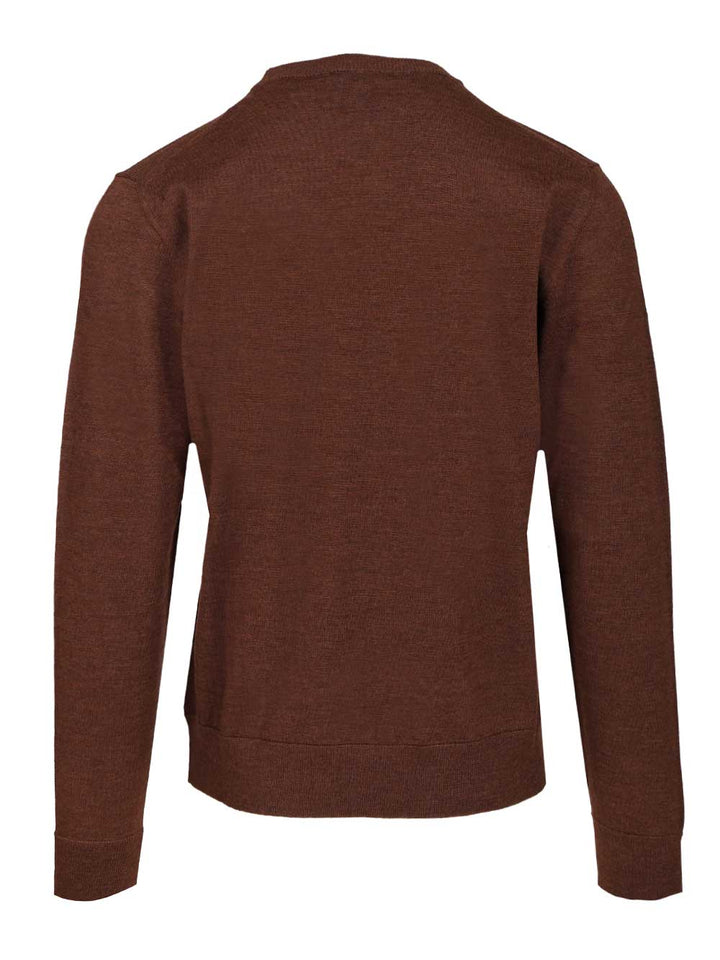 Ballantyne Crew Neck Sweater Knitwear - Marrone | d060010da5e54152e339c11e21c892370bd98e7c