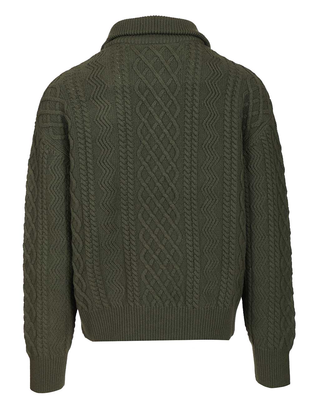 Loewe Zip-Up Sweater Knitwear - Verde | f5b553d81b9a9acfc1e1b0388ffa8540ee0675c4
