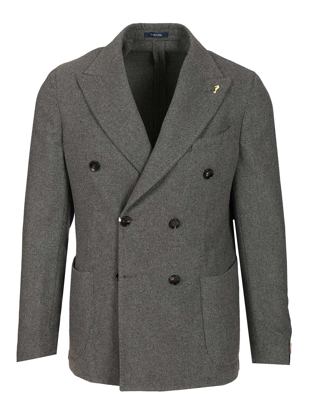 Guarinucci Unlined Double-Breasted Blazer Giacche - Grey | 6530ebb8e9c48a0e9a5ab0a6accaad7bb20d03f9