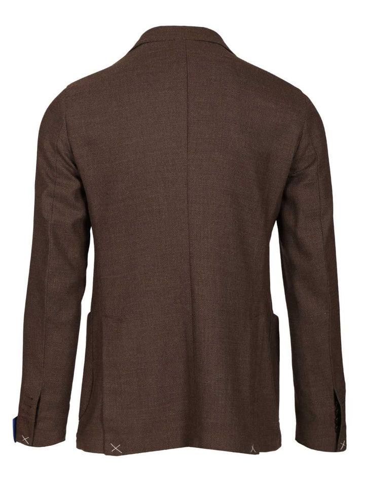 Guarinucci Unlined Double-Breasted Wool Blazer Giacche - Marrone | 7b0386a438d15b72d3b4317612f146c3b9ddc2e1