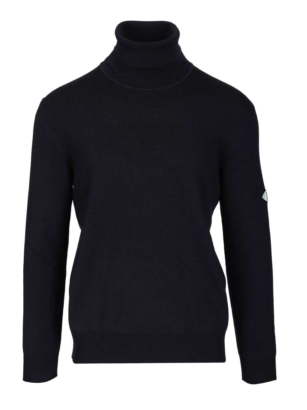 Bottega Veneta Navy Blue Wool Turtleneck Sweater Knitwear - Blu | 75cf2d32f991b861274b87057a79777b61888a68
