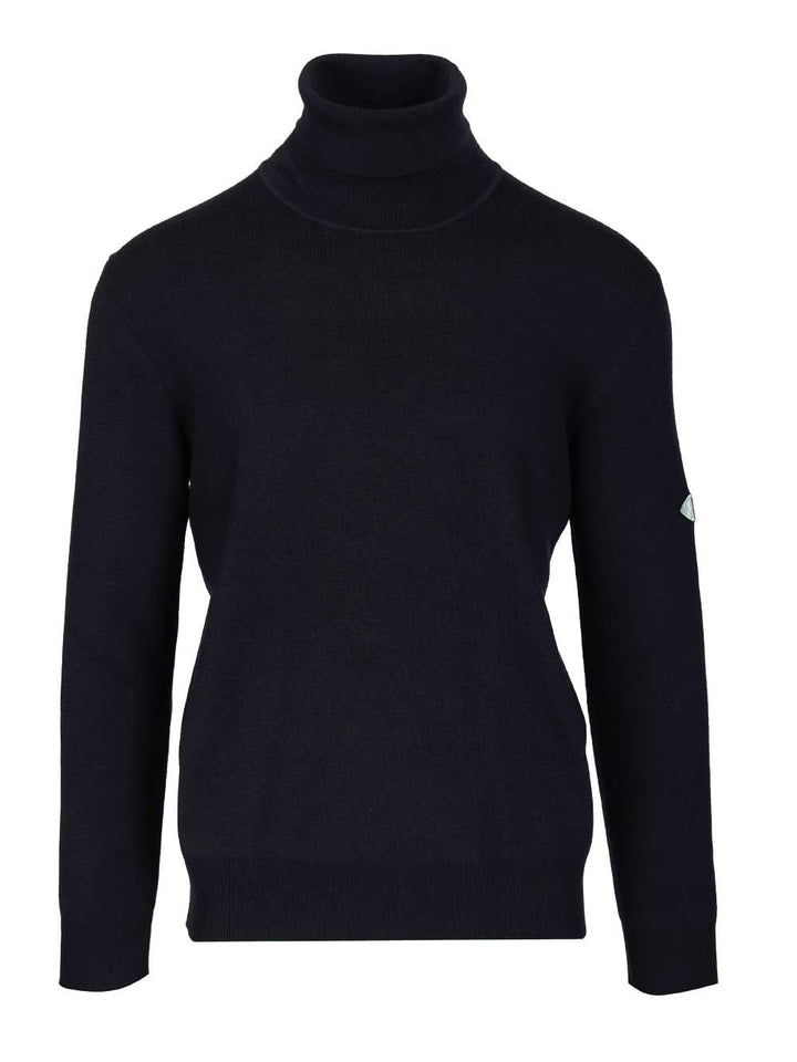 Bottega Veneta Navy Blue Wool Turtleneck Sweater Knitwear - Blu | 75cf2d32f991b861274b87057a79777b61888a68