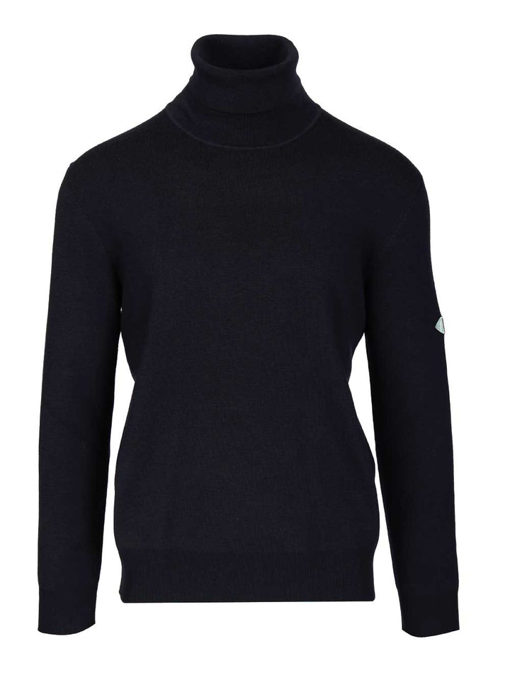 Bottega Veneta Navy Blue Wool Turtleneck Sweater Knitwear - Blu | f0aee211dff4a9194d7e39c0abf02d0704fad6f9