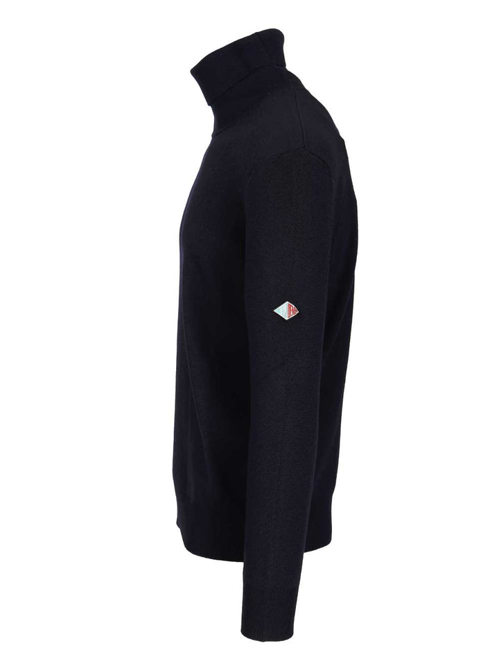 Bottega Veneta Navy Blue Wool Turtleneck Sweater Knitwear - Blu | 7320f35853850e671d52518bcbe1823171eaa3e8