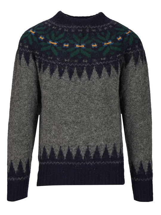 Norwegian Sweater Knitwear Blu