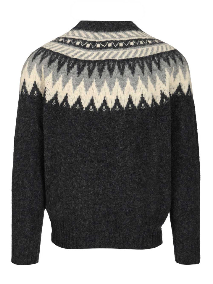 Howlin' Norwegian Sweater Knitwear - Grey | ec5e5c242c2af3b9bae4b84bf65311e303dddbe5