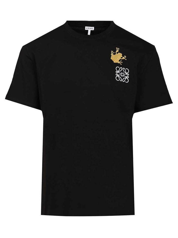 Loewe Cotton T-Shirt - Nero | 91b1abdf2ab13f5684e86997cfd6ca5b9c5f37db