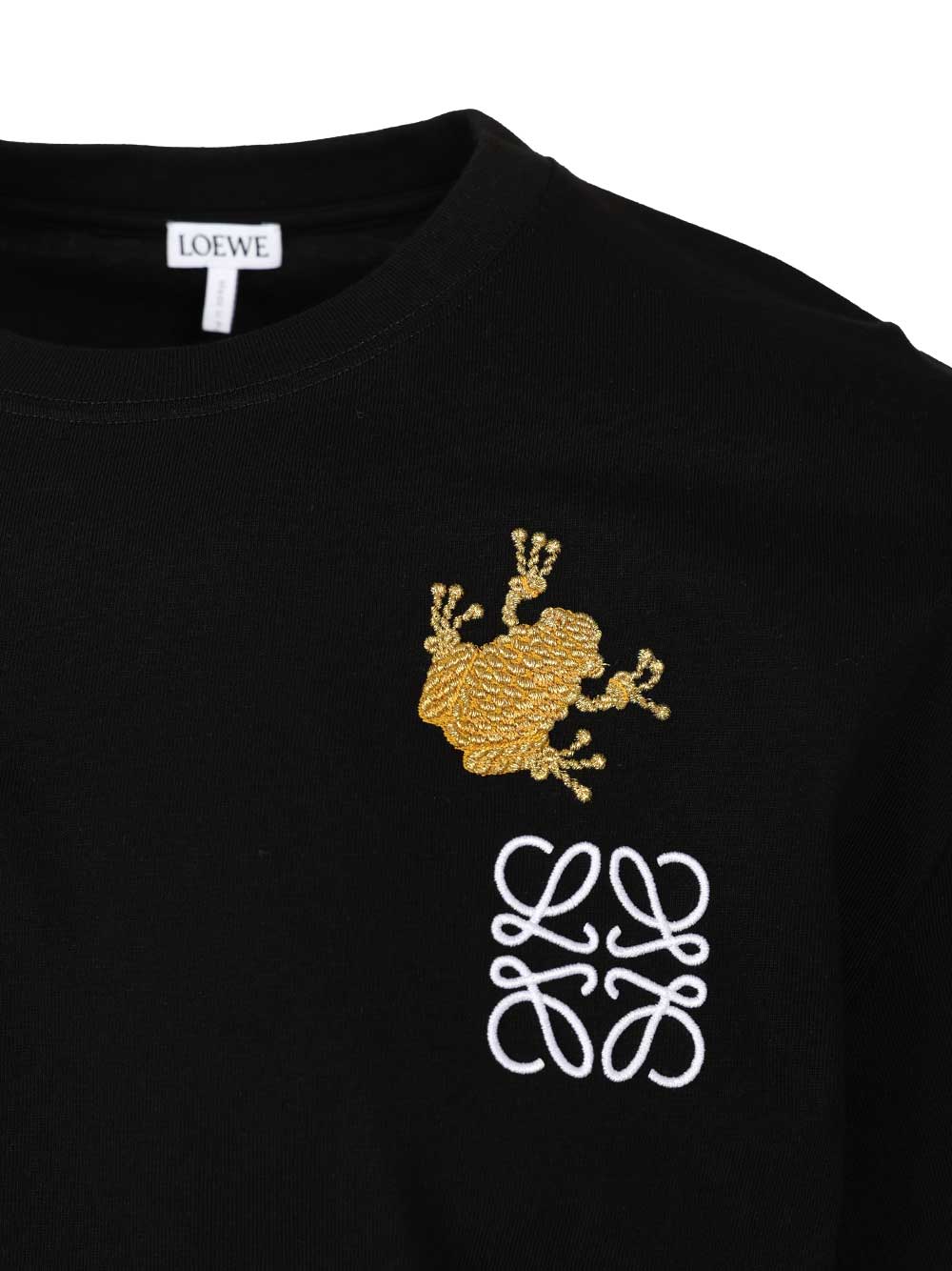 Loewe Cotton T-Shirt - Nero | 1dd349f611ab43de1ed0668a9a73f4018da5dd0b