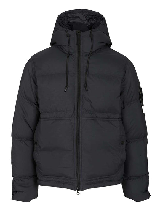 Down Parka In 6.6 Cordura® Ripstop Nylon Giacche Blu