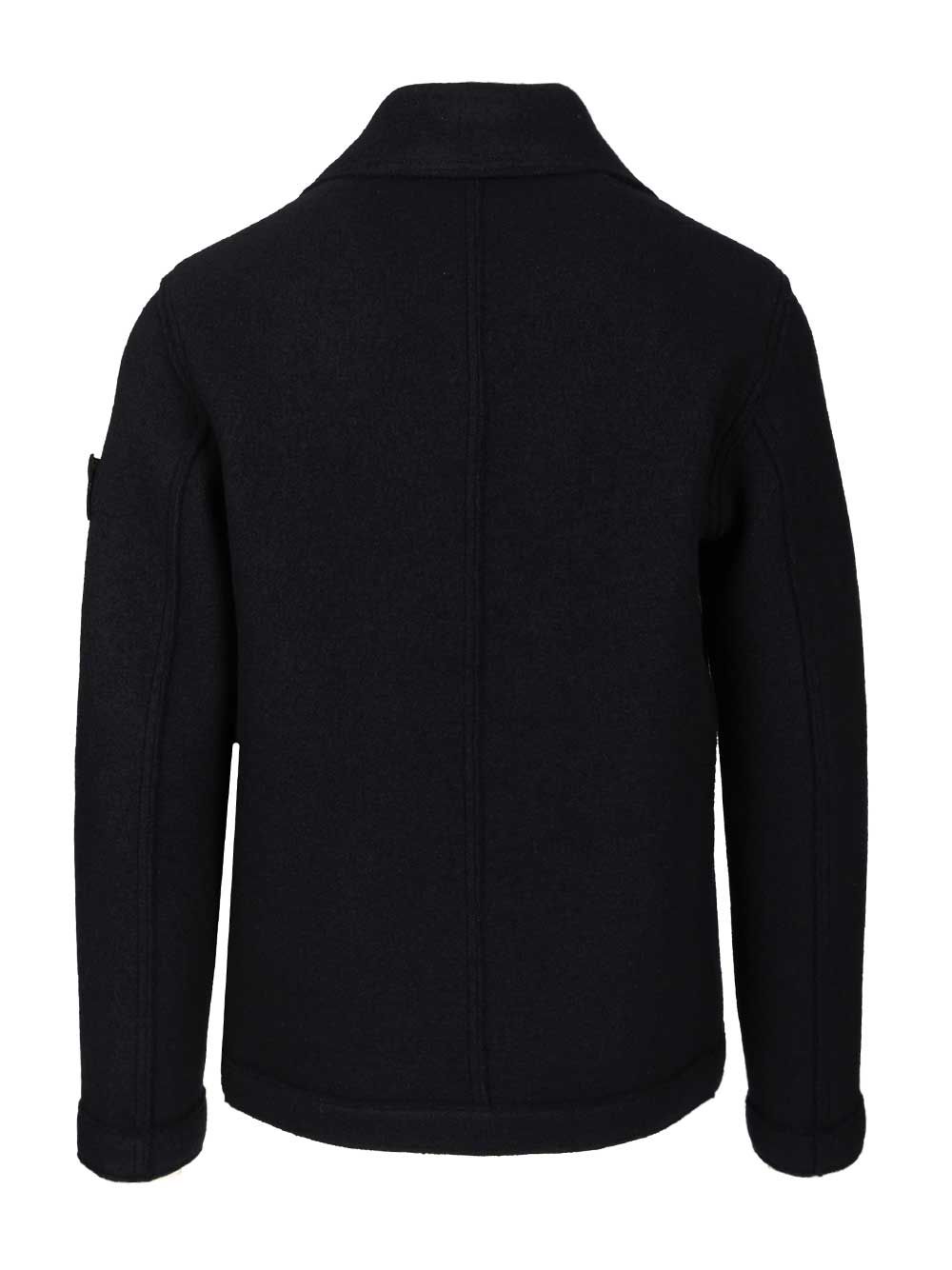 Stone Island Felt Pea Coat Knitwear - Blu | c52456105350977ce0cce2d470e9230bfbedb0b3