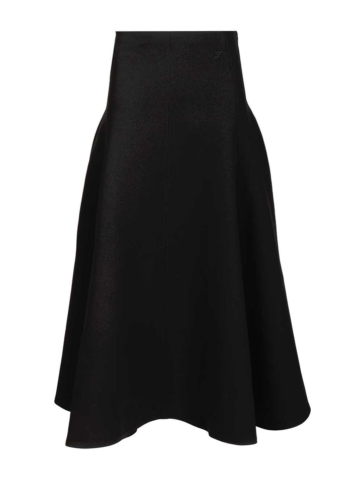 Jacquemus Triangle Skirt Gonne - Nero | 39e4ade17e2dae13a7ca7532814650454834437b