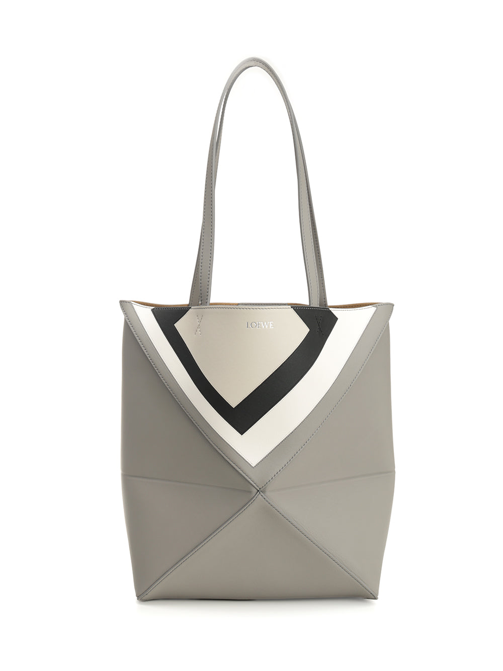 Loewe Puzzle Fold Shoulder Bags - Grey | 738c29c50ef209ea251aeadc1d2be7e8855474d7
