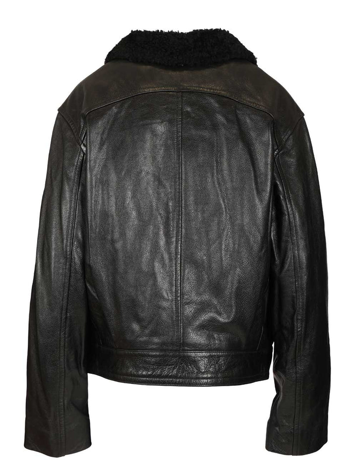 Isabel Marant Briyana Leather Jacket Giacche - Nero | fe6357ca48933acfae0cc2b4705a29e973b5944b