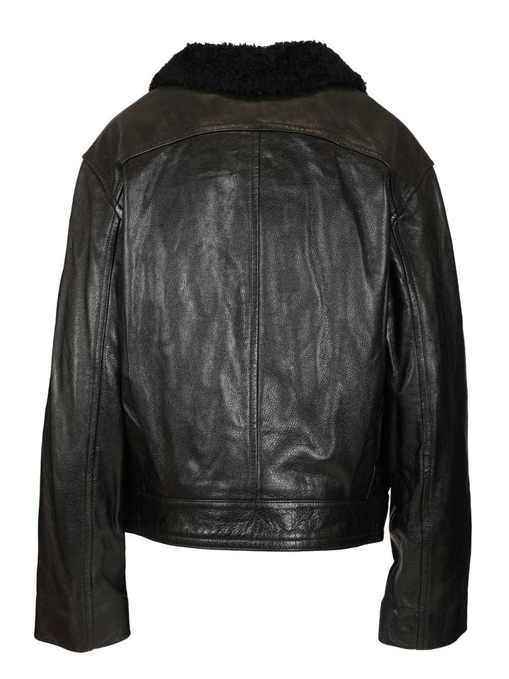 Isabel Marant Briyana Leather Jacket Giacche - Nero | ddc9104b5ef7864d9c3f59a43f43d984c687c4d2