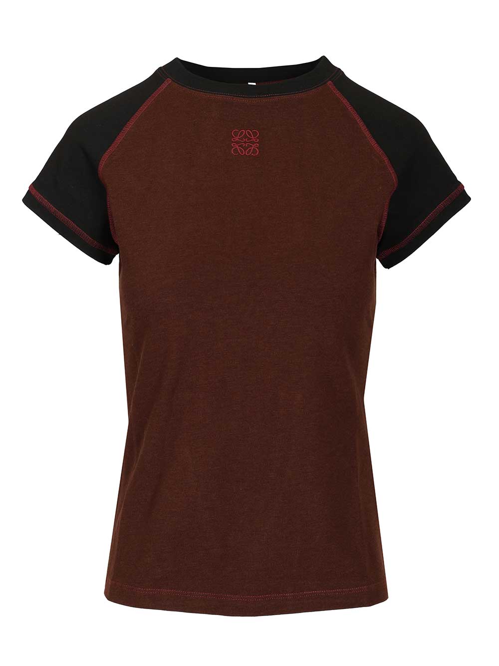 Loewe Stretch Cotton And Viscose Jersey T-Shirt - Nero | 2f81c8c278e4fe951b833e7bd419544dfb979eda