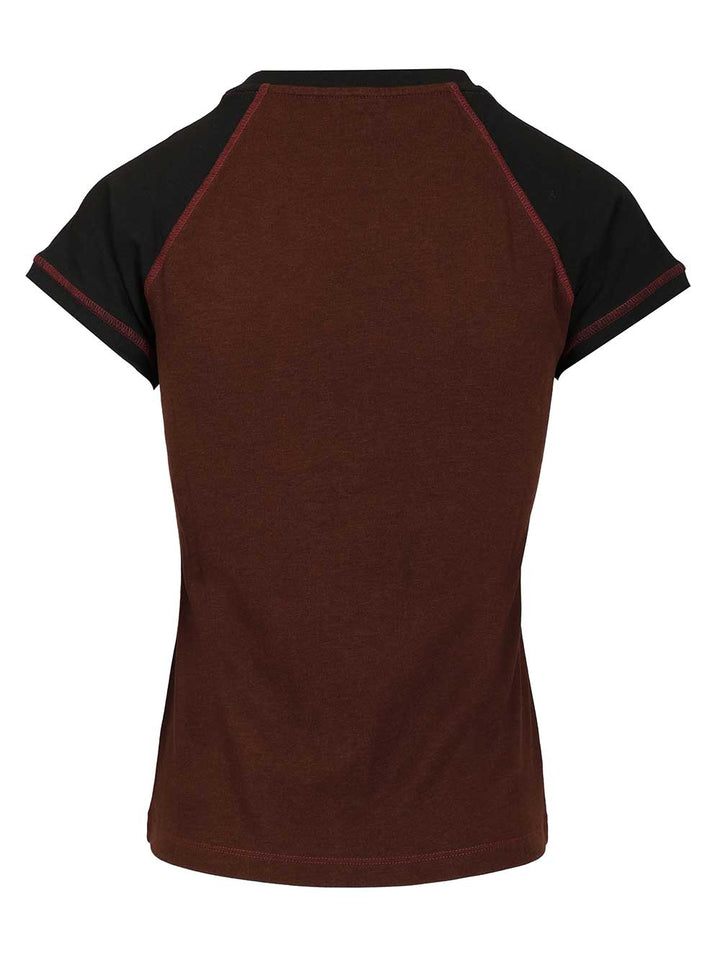 Loewe Stretch Cotton And Viscose Jersey T-Shirt - Nero | bed87a740923aefc02a8580707f592f8e397a881