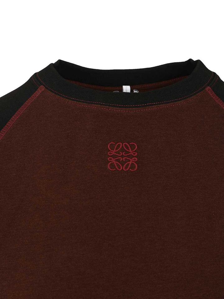 Loewe Stretch Cotton And Viscose Jersey T-Shirt - Nero | be1f4f2003839eb91322fc03ed19676279d406f4