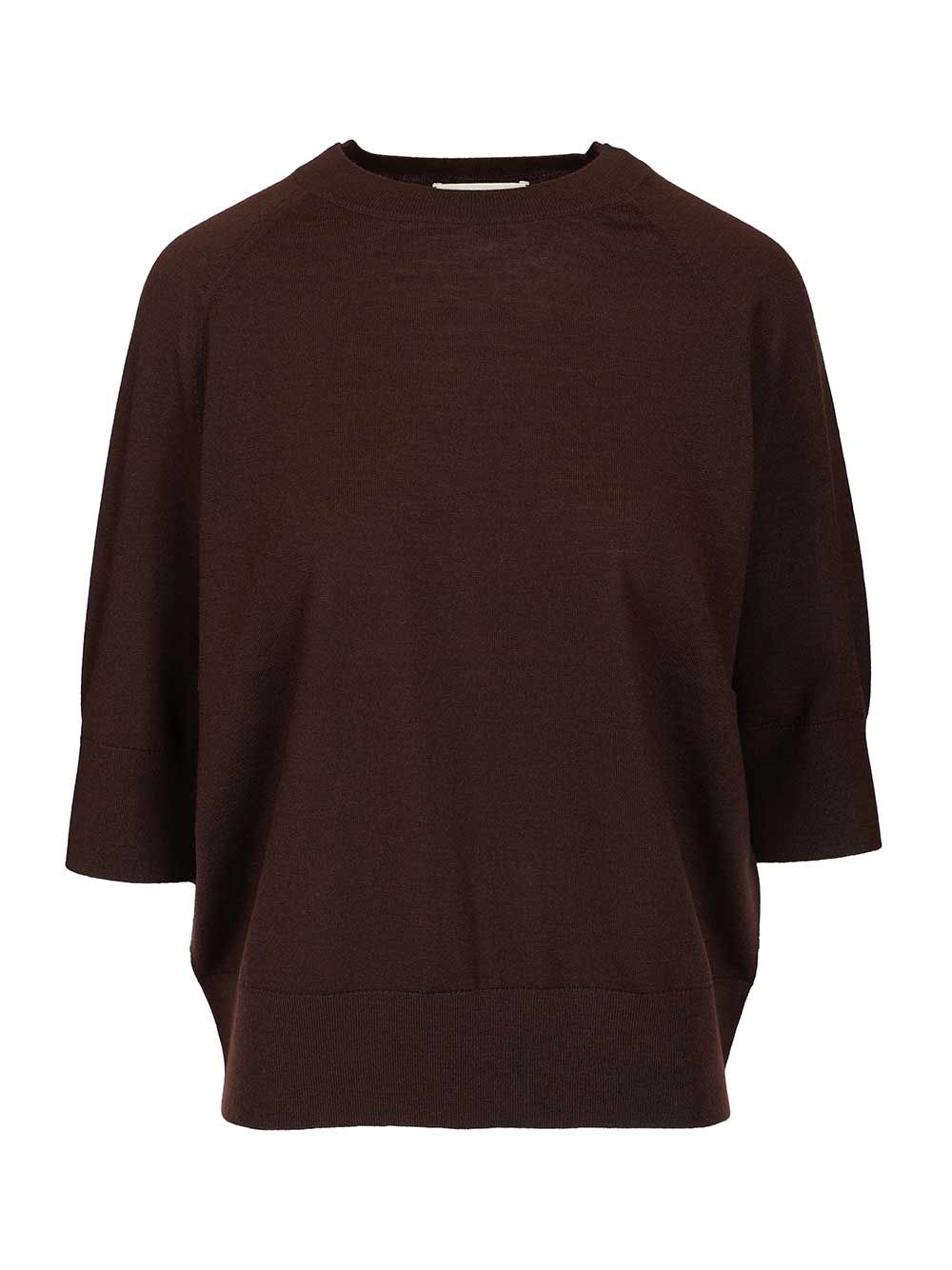 Dries Van Noten Tuan 2700 Sweater Knitwear - Marrone | 217be064edd4a85c78f028ca1c51f355fdd22a4c