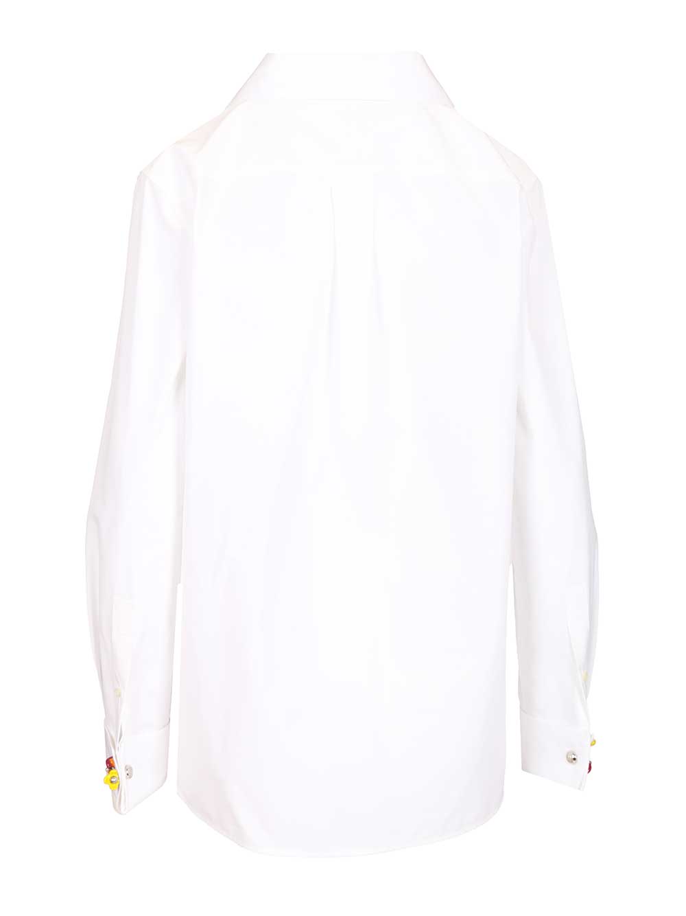 Loewe Cotton Poplin Shirt Shirts - Bianco | 687aed4d156348e4efd76801c6b4c73abf6e5e46
