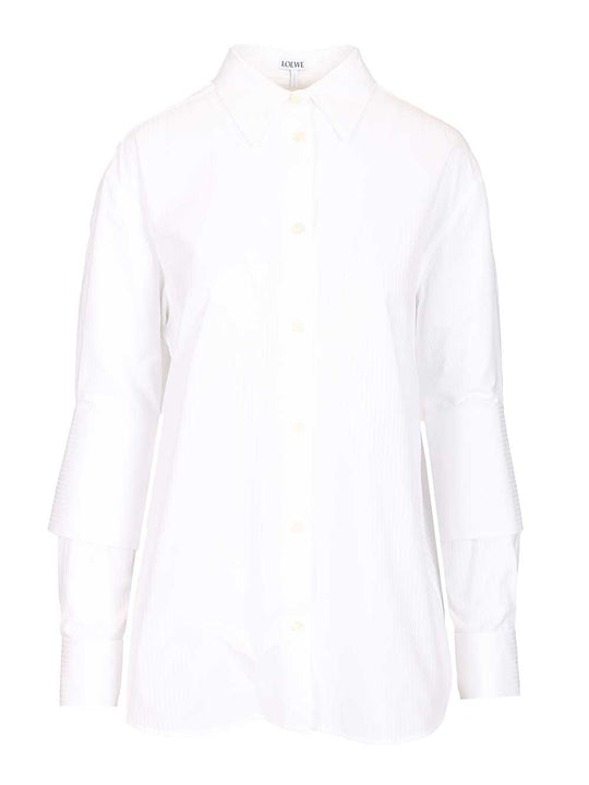 Cotton Shirt Shirts Bianco