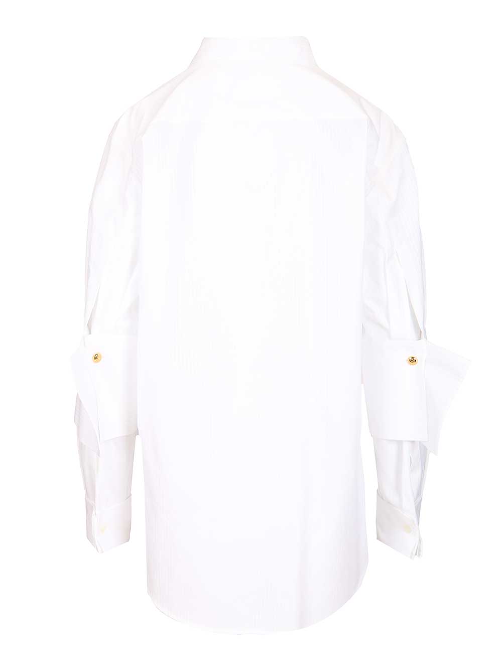 Loewe Cotton Shirt Shirts - Bianco | b7c6eab52a88a53002a7a1ebbf61b358f4430a20
