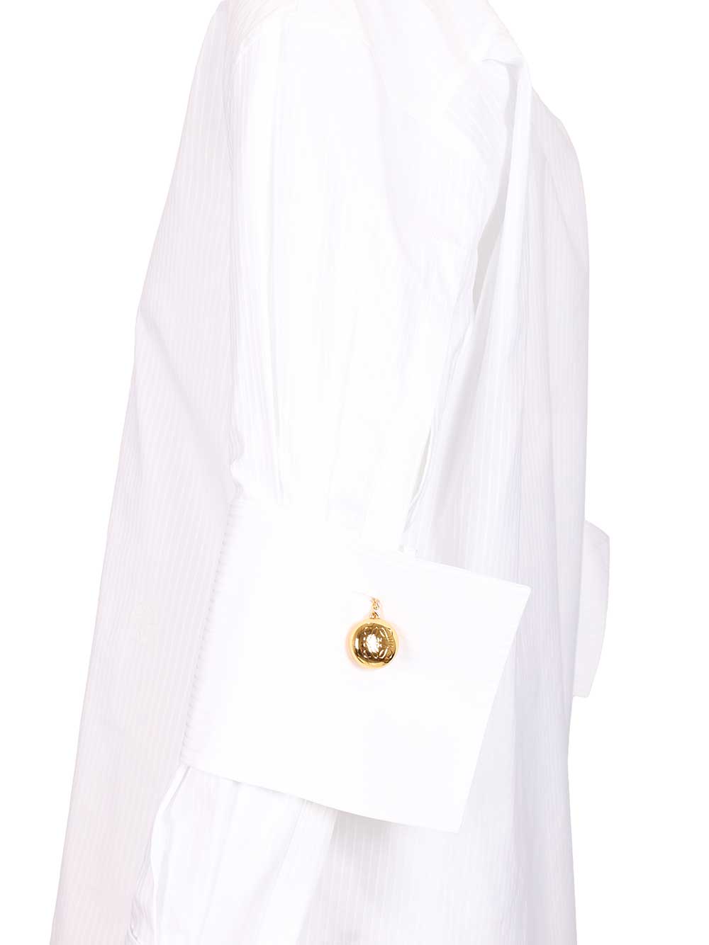 Loewe Cotton Shirt Shirts - Bianco | 2257df7320a21802e5c3278b8f8017b7e8609789